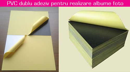 pvc dublu adeziv album foto